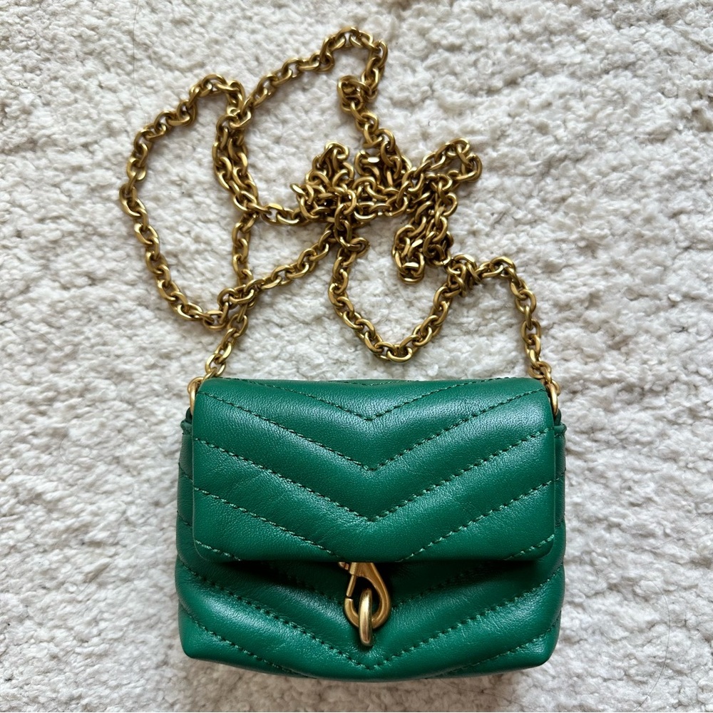 COPY - REBECCA MINKOFF Edie Quilted Micro Crossbody in Like New Condition